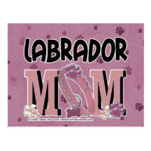 Labrador MOM Postcard