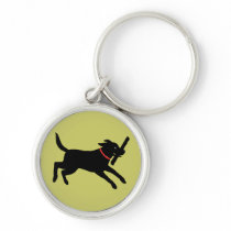 Labrador Retriever (Black) Key Chains