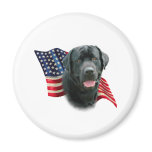 Labrador Retriever (blk) Flag