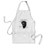 Labrador Retriever (blk) History Design aprons