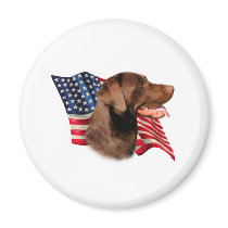 Labrador Retriever (chocolate) Flag