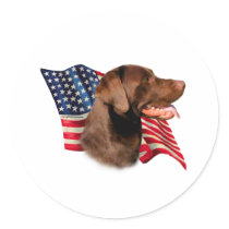 Labrador Retriever (chocolate) Flag