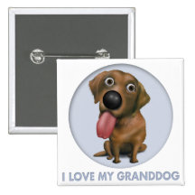 Labrador Retriever (Chocolate) Granddog Pin