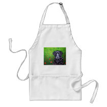 Labrador Retriever Dog Art - Poppy Aprons