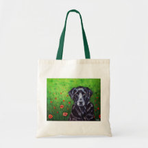 Labrador Retriever Dog Art - Poppy Tote Bag