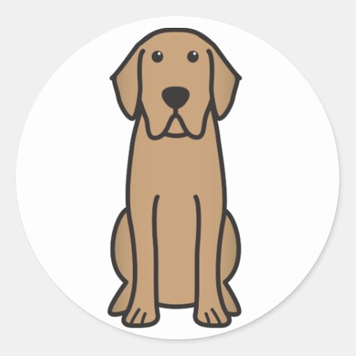Labrador Retriever Dog Cartoon Stickers and Sticker Designs - Zazzle UK