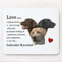 Labrador Retriever Gifts mousepads