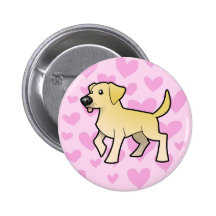 Labrador Retriever Love Pinback Button