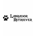 Labrador Retriever (pirate style w/ pawprint) t-shirts