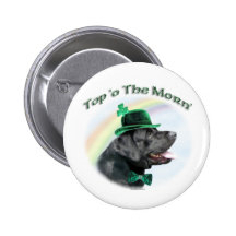 Labrador Retriever Top of the Morn - Button
