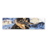 Labrador Retriever with Drake Mallard bumper stickers