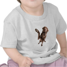 Labrador with a Big High Five Shirt