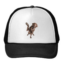Labrador with a Big High Five Trucker Hats