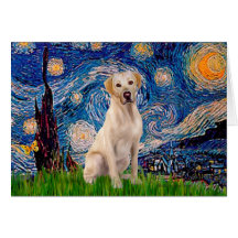 Labrador (Y7) - Starry Night Greeting Card
