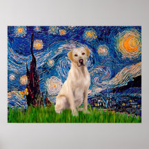Labrador (Y7) - Starry Night Posters