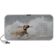 Labrador - Yellow - Go Fetch! Travel Speakers