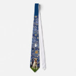 Labrador (Yellow) in Starry Night Custom Tie