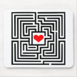 Labyrinth - Heart mousepads