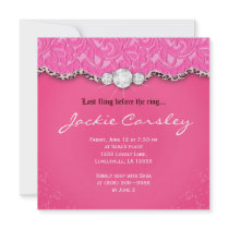 Lace Bachelorette Party Pink Leopard