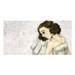 Lace Bride Custom Photo Card