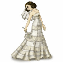 Lace Bride Photo Cut Out