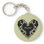 Lace Heart Keychain