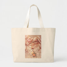 LACE HEART & PEARLS by SHARON SHARPE Bags