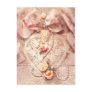 LACE HEART, ROSES & PEARLS by SHARON SHARPE