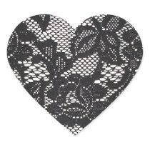 Lace Heart Sticker