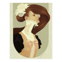 'Lace' Postcard