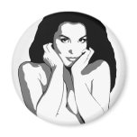 Lace-Up Panties magnets