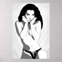 Lace-Up Panties Poster