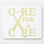 LaceHeartRibbonCareCureLight Mouse Mats