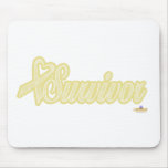 LaceHeartRibbonSurvivor - Customised Mousepad