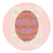 Lacey Egg 2010 Round Stickers