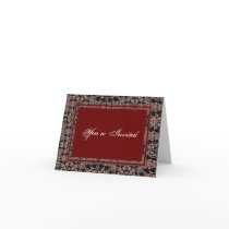 Lacey Frame Invitation Card
