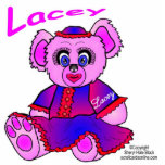 Lacey Sitting Ornament photo sculptures