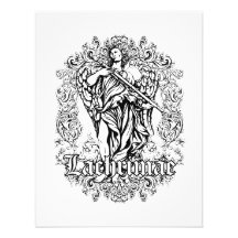 lachrimae figure bw affected design personalized announcements