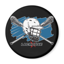 Lacrosse Attitude Refrigerator Magnet