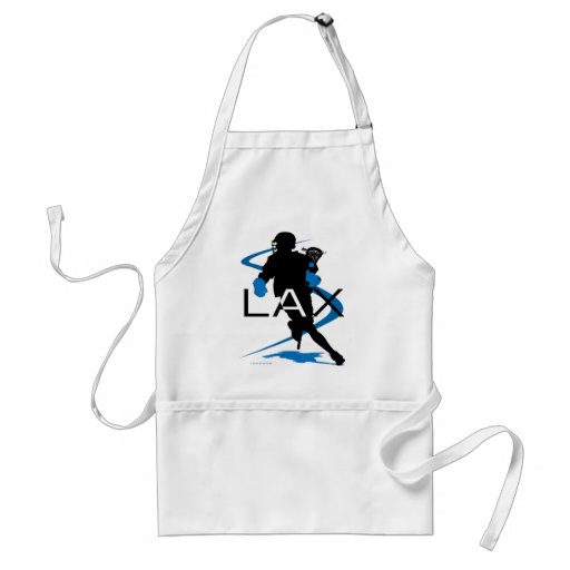Lacrosse Boys LAX Blue Aprons