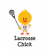 Lacrosse Chick T shirt