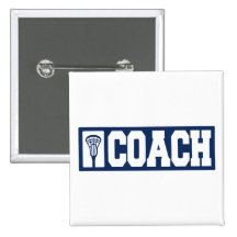Lacrosse Coach - blue Pin