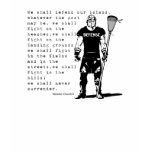 Lacrosse Defence Quote3 T-Shirt