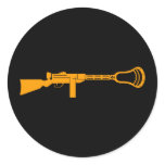 Lacrosse Designs Gun Sticker
