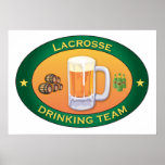 Lacrosse Drinking Team Posters