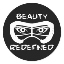Lacrosse Girls BeautyRedefined white Sticker