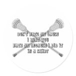 Lacrosse Girls Hate Sticker