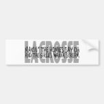Lacrosse Humour Homies Bumper Sticker