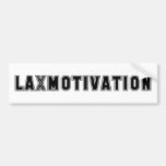 Lacrosse Humour LaxMotivation Bumper Sticker