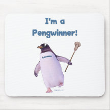 Lacrosse Penguin Mouse Mat